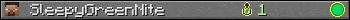 SleepyGreenNite userbar 350x20