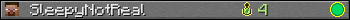 SleepyNotReal userbar 350x20