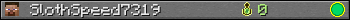 SlothSpeed7319 userbar 350x20