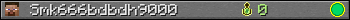 Smk666bdbdh9000 userbar 350x20