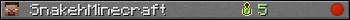 SnakehMinecraft userbar 350x20