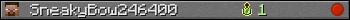 Юзербар 350x20 для SneakyBow246400