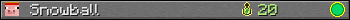 Snowball userbar 350x20