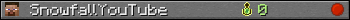 SnowfallYouTube userbar 350x20