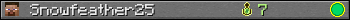 Snowfeather25 userbar 350x20