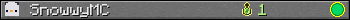 SnowwyMC userbar 350x20
