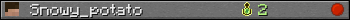 Snowy_potato userbar 350x20