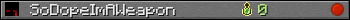 SoDopeImAWeapon userbar 350x20