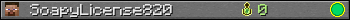 SoapyLicense820 userbar 350x20