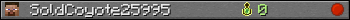 SoldCoyote25995 userbar 350x20