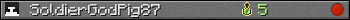 SoldierGodPig87 userbar 350x20