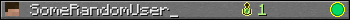 SomeRandomUser_ userbar 350x20