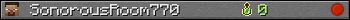 SonorousRoom770 userbar 350x20