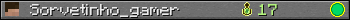 Sorvetinho_gamer userbar 350x20