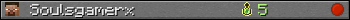 Soulsgamerx userbar 350x20