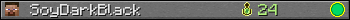 SoyDarkBlack userbar 350x20