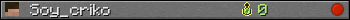 Soy_criko userbar 350x20