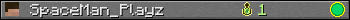 SpaceMan_Playz userbar 350x20