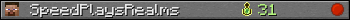 SpeedPlaysRealms userbar 350x20