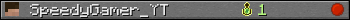 SpeedyGamer_YT userbar 350x20