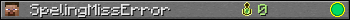 SpelingMissError userbar 350x20