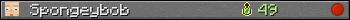 Spongeybob userbar 350x20