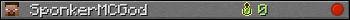 SponkerMCGod userbar 350x20