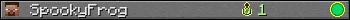 SpookyFrog userbar 350x20