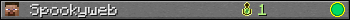 Spookyweb userbar 350x20