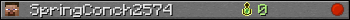 SpringConch2574 userbar 350x20
