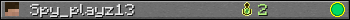 Spy_playz13 userbar 350x20