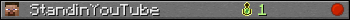 StandinYouTube userbar 350x20