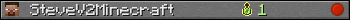 SteveV2Minecraft userbar 350x20