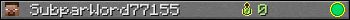 SubparWord77155 userbar 350x20