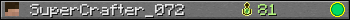 SuperCrafter_072 userbar 350x20