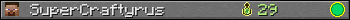 SuperCraftyrus userbar 350x20