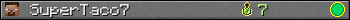 SuperTaco7 userbar 350x20