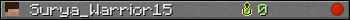 Юзербар 350x20 для Surya_Warrior15