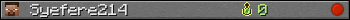 Syefere214 userbar 350x20