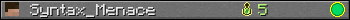 Syntax_Menace userbar 350x20
