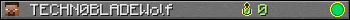 TECHN0BLADEWolf userbar 350x20