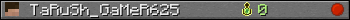 TaRuSh_GaMeR625 userbar 350x20