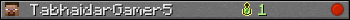 TabhaidarGamer5 userbar 350x20