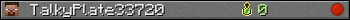 TalkyPlate33720 userbar 350x20