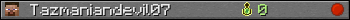 Tazmaniandevil07 userbar 350x20