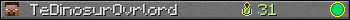 TeDinosurOvrlord userbar 350x20