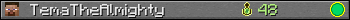 TemaTheAlmighty userbar 350x20