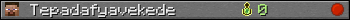 Tepadafyavekede userbar 350x20