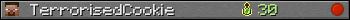 TerrorisedCookie userbar 350x20