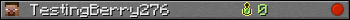 TestingBerry276 userbar 350x20